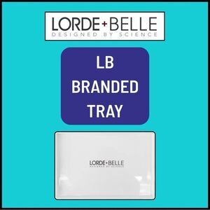 NWOT Lorde + Belle LB Branded TRAY - skincare & makeup display/storage -MSRP $29